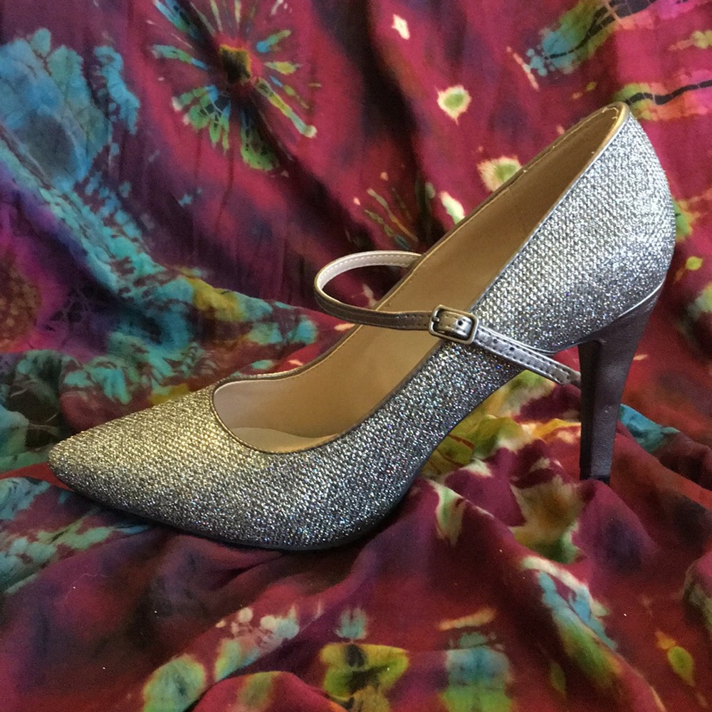 Dana Buchanan Glitzy Bronze Pumps